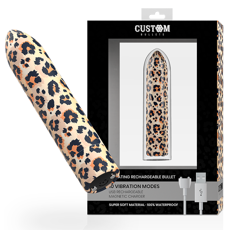 BALAS PERSONALIZADAS - LEOPARD MAGNETIC 10 INTENSIDADES