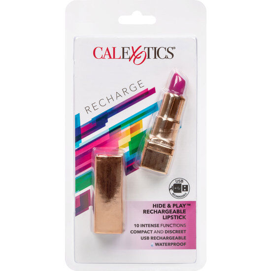 CALEXOTICS - RECARGA DE LABIAL HIDE & PLAY MORADO
