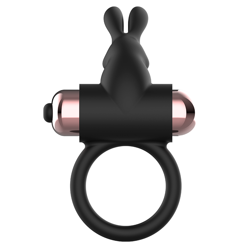 COQUETTE CHIC DESIRE - ANILLO PARA EL PENE CON VIBRADOR NEGRO/DORADO