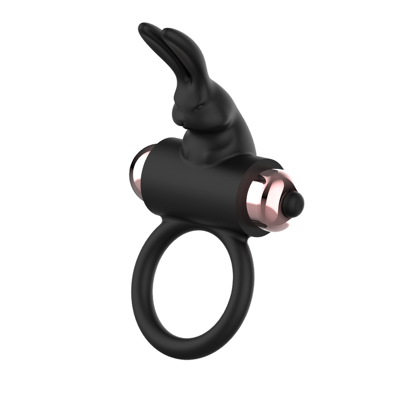 COQUETTE CHIC DESIRE - ANILLO PARA EL PENE CON VIBRADOR NEGRO/DORADO