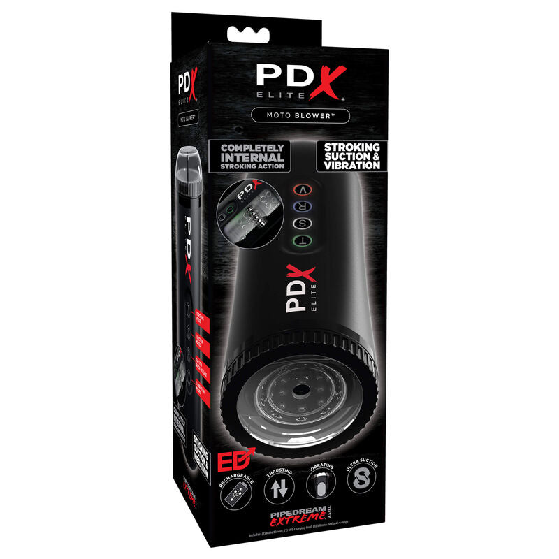 PDX ELITE - MASTURBADOR MOTO BLOWER AVANZADO