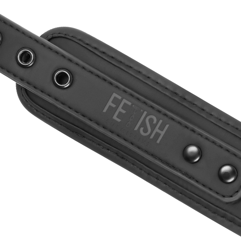 COLLAR DE CADENA CON FORRO DE NOPRENE PARA SUMISO FETICHE