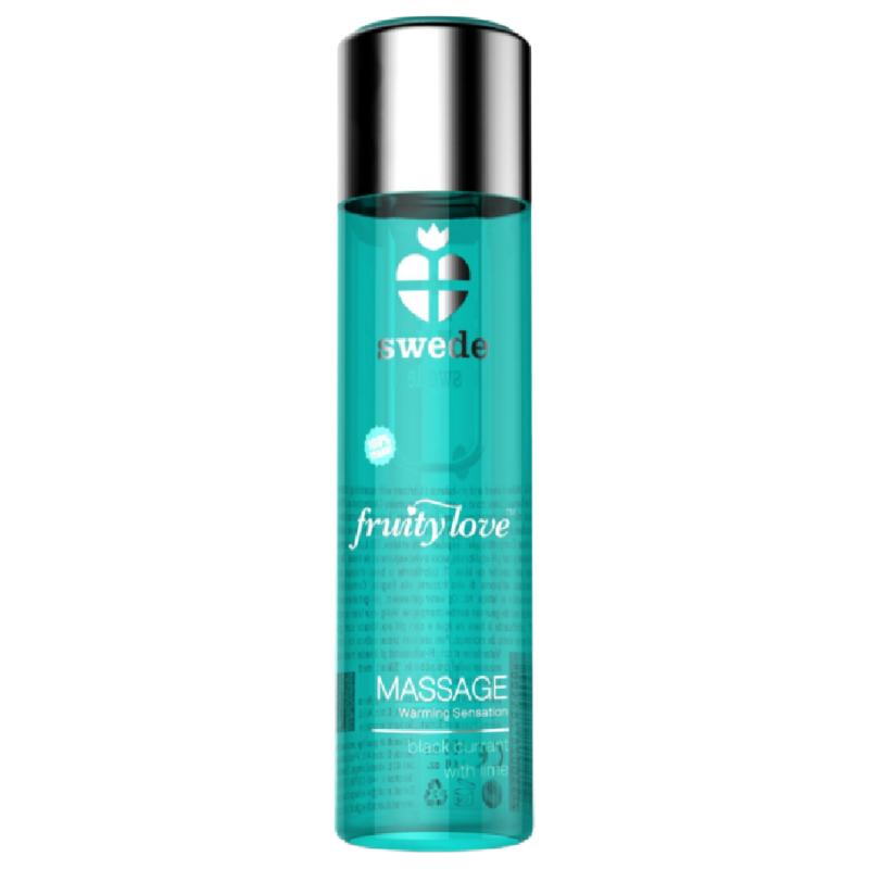SUECO - ACEITE DE MASAJE FRUITY LOVE EFECTO CALOR GROSELLA NEGRA Y LIMA 120 ML