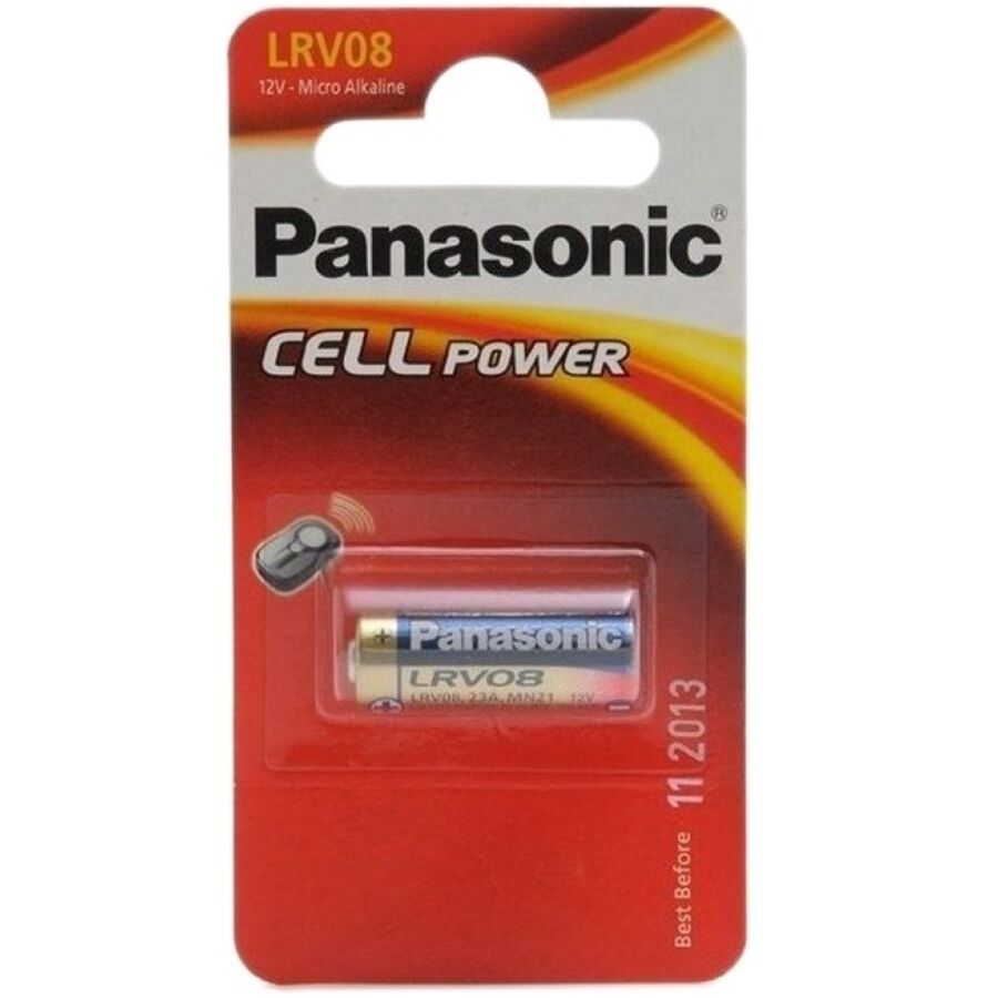 PANASONIC - BATERÍA LRV08 LR23A 12V 1 UNIDAD