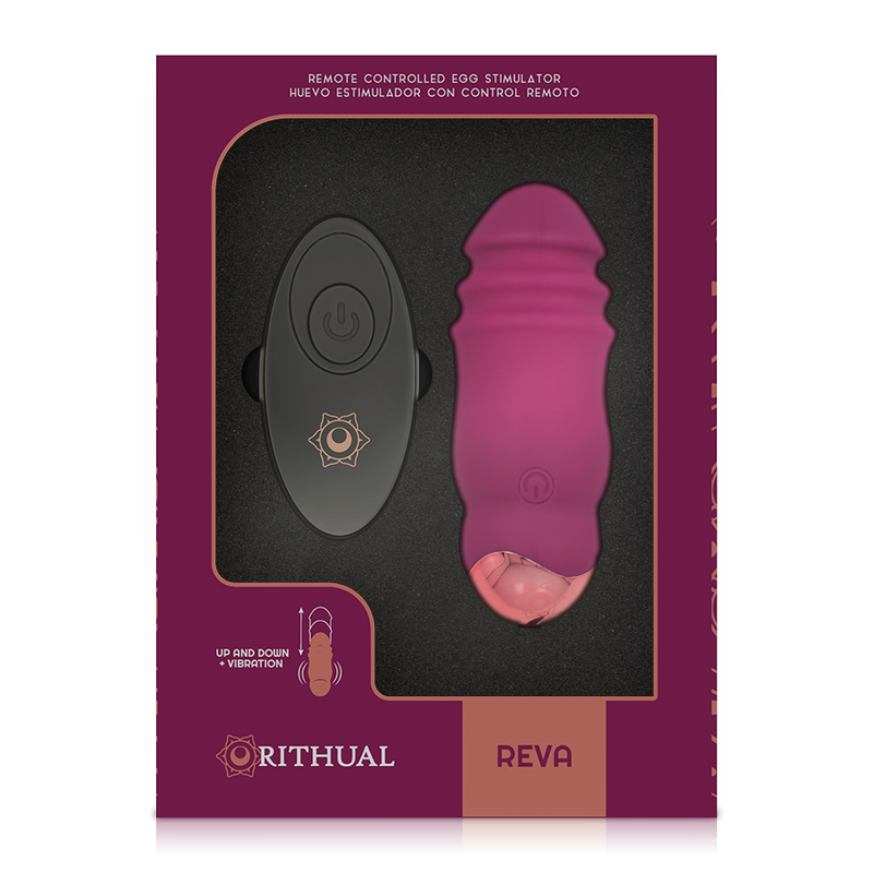RITUAL - SISTEMA DE ARRIBA Y ABAJO CON CONTROL REMOTO REVA EGG + VIBRACIÓN