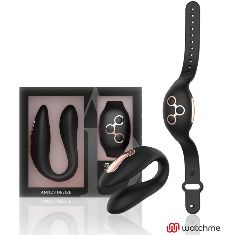 EL DESEO DE ANNE - TECNOLOGÍA DE DOBLE PLACER UN RELOJ NEGRO/DORADO