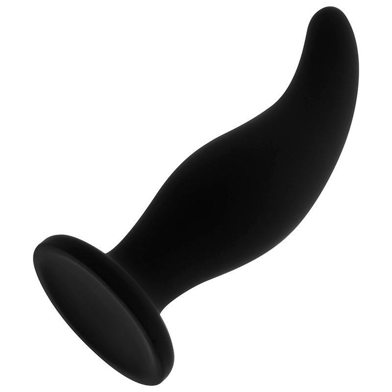 OHMAMA - PLUG ANAL CURVO DE SILICONA PUNTO P 12 CM