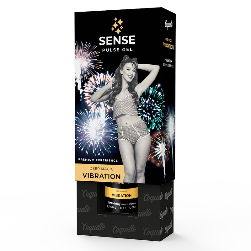 COQUETTE CHIC DESIRE - GEL PULSE FRESA MAGIC VIBRATION PREMIUM 6ML