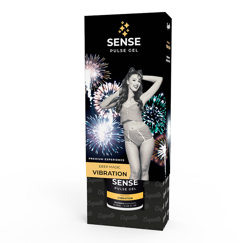 COQUETTE CHIC DESIRE - GEL PULSE FRESA MAGIC VIBRATION PREMIUM 15ML