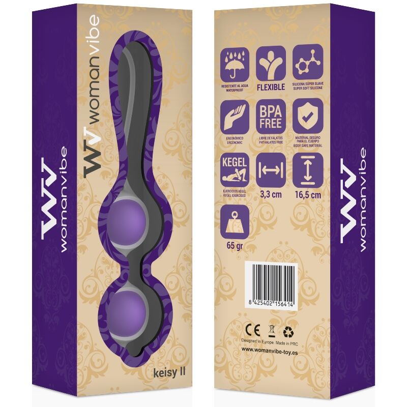 WOMANVIBE - BOLAS DE SILICONA KEISY II