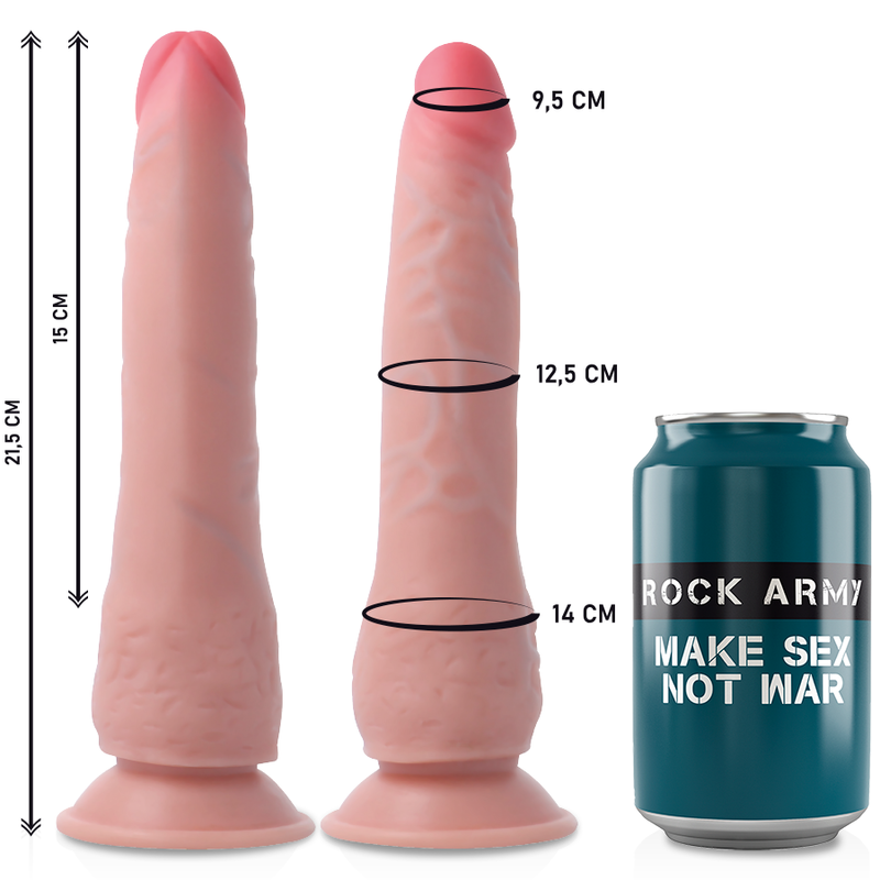 ROCKARMY - ARNÉS + CRUSADER DE DOBLE DENSIDAD 21,5 CM -O- 4,46 CM