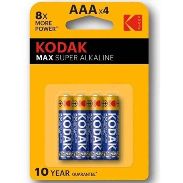 KODAK - MAX SUPER PILES ALCALINES AAA LR03 BLISTER * 4