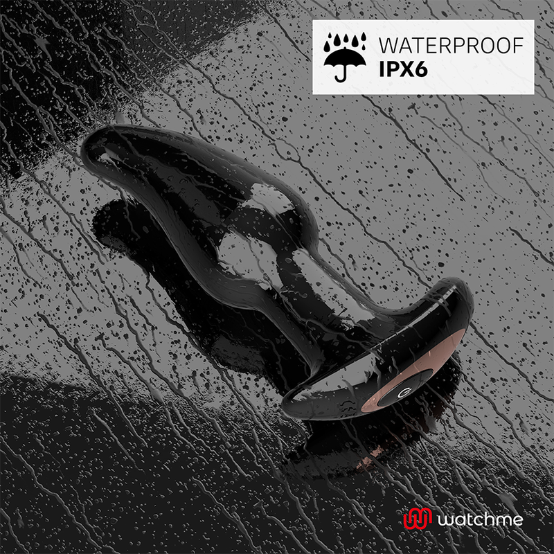 ANBIGUO - WATCHME VIBRADOR PLUG ANAL DE CONTROL REMOTO CON ROTACIÓN DE PERLAS AMADEUS