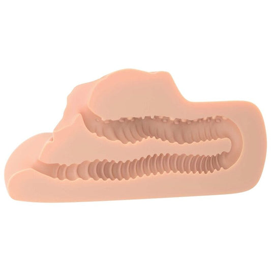 PDX PLUS - MASTURBADOR NATURAL DE VAGINA Y ANO CON DOBLE CARGADOR DE COÑO PERFECTO