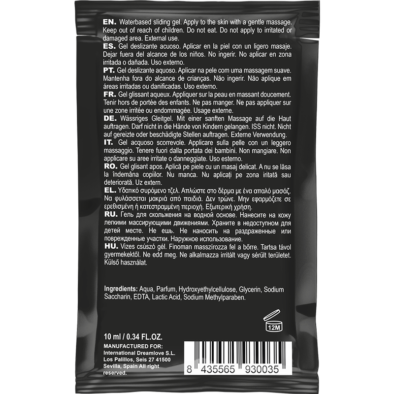 COQUETTE CHIC DESIRE - LUBRIFIANT À BASE D'EAU À LA FRAISE À EMBRASSER POCHE 10 ML