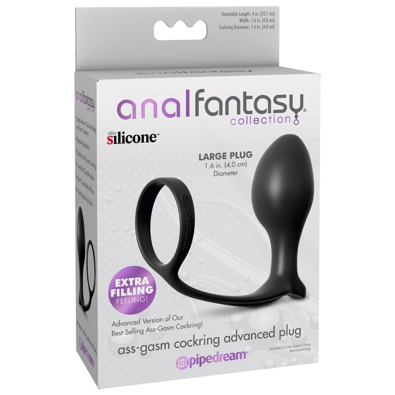 ANAL FANTASY - COLLECTION ASS-GASM ANNEAU AVANCÉ AVEC PLUG ANAL
