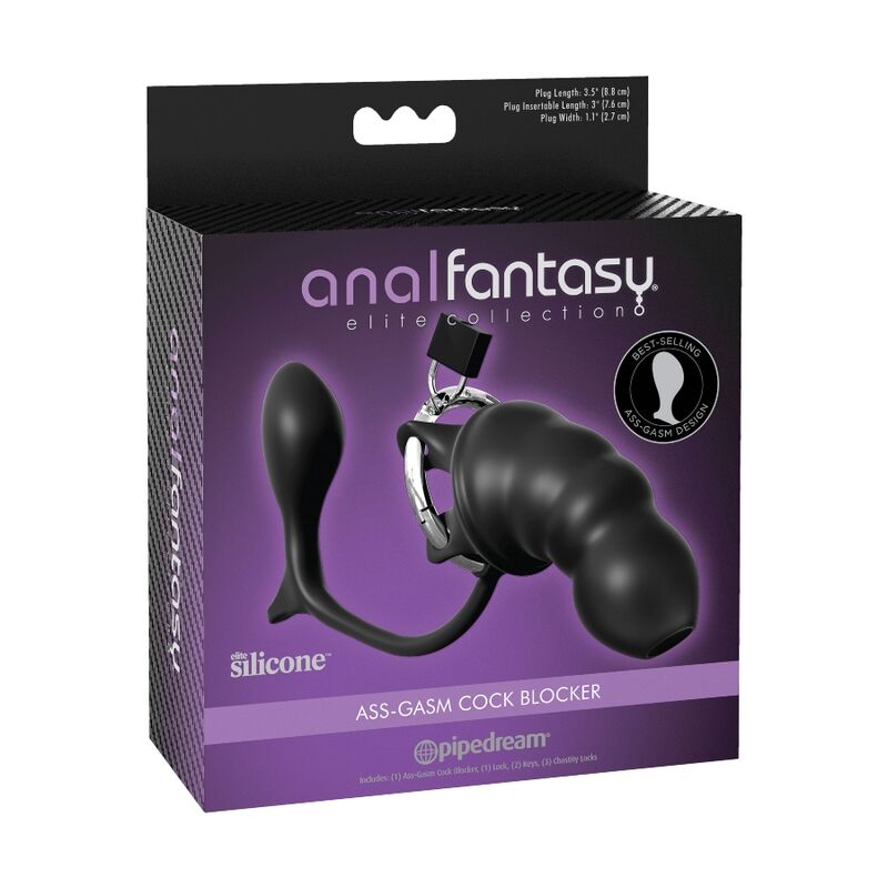 COLECCIÓN ANAL FANTASY ELITE - BLOQUEADOR DE PENE PARA GASMOS ANALES