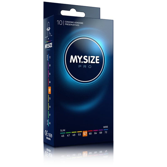 MI TALLA - CONDONES PRO 57 MM 10 UNIDADES