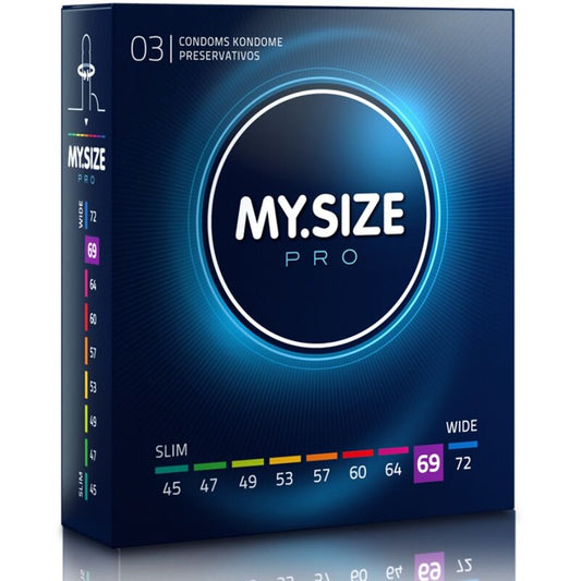 MI TALLA - CONDONES PRO 69 MM 3 UNIDADES