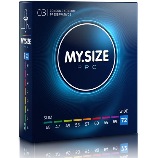 MI TALLA - CONDONES PRO 72 MM 3 UNIDADES