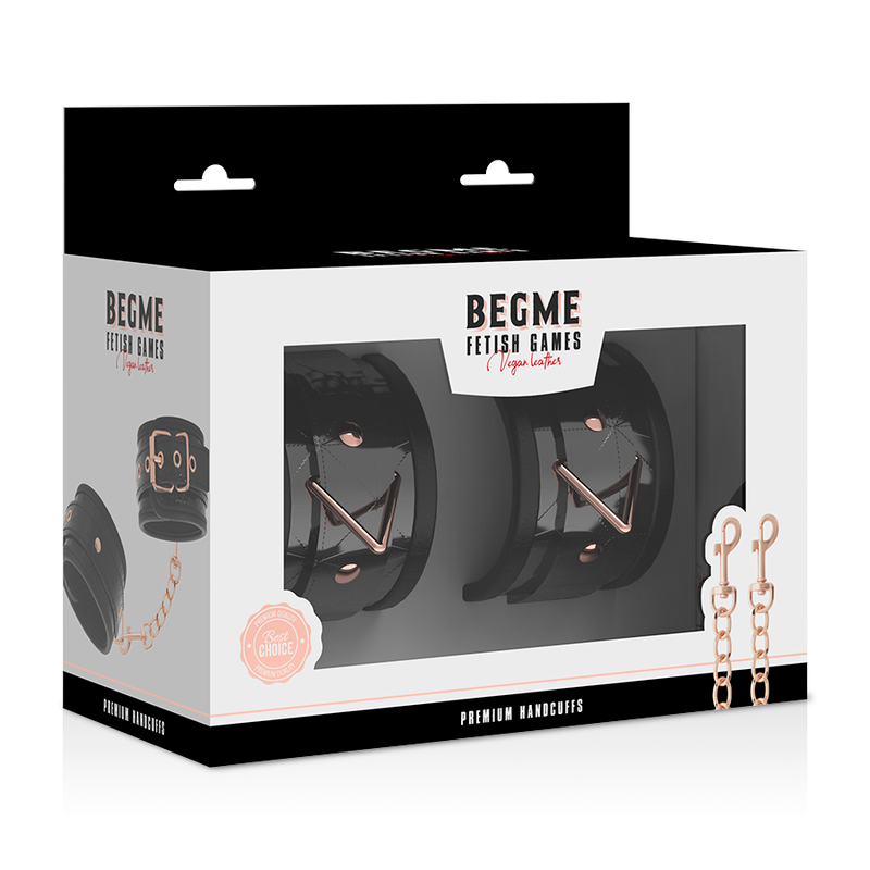 BEGME - ESPOSAS PREMIUM EDICIÓN NEGRA CON FORRO DE NEOPRENO