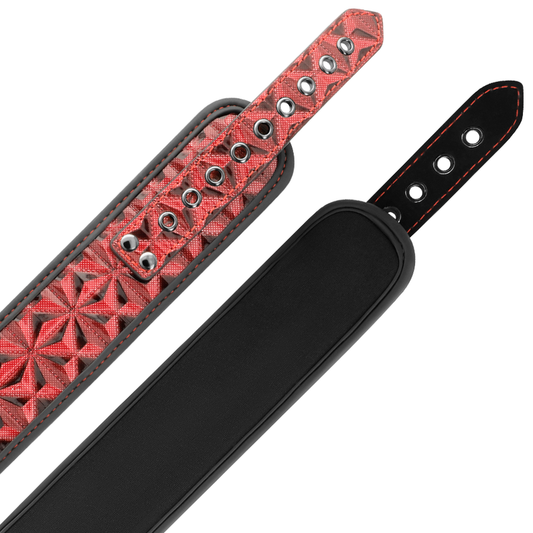 BEGME - COLLAR EDICIÓN ROJA CON PINZAS PARA PEZONES CON FORRO DE NEOPRENO