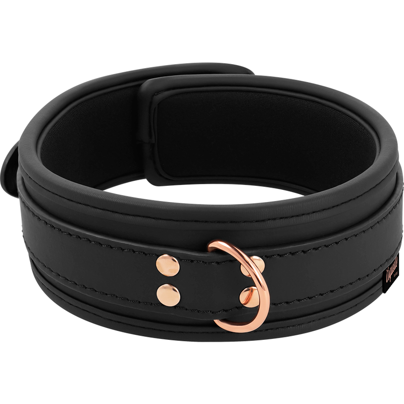 COQUETTE CHIC DESIRE - COLLIER FANTAISIE EN CUIR VEGAN AVEC DOUBLURE EN NÉOPRÈNE