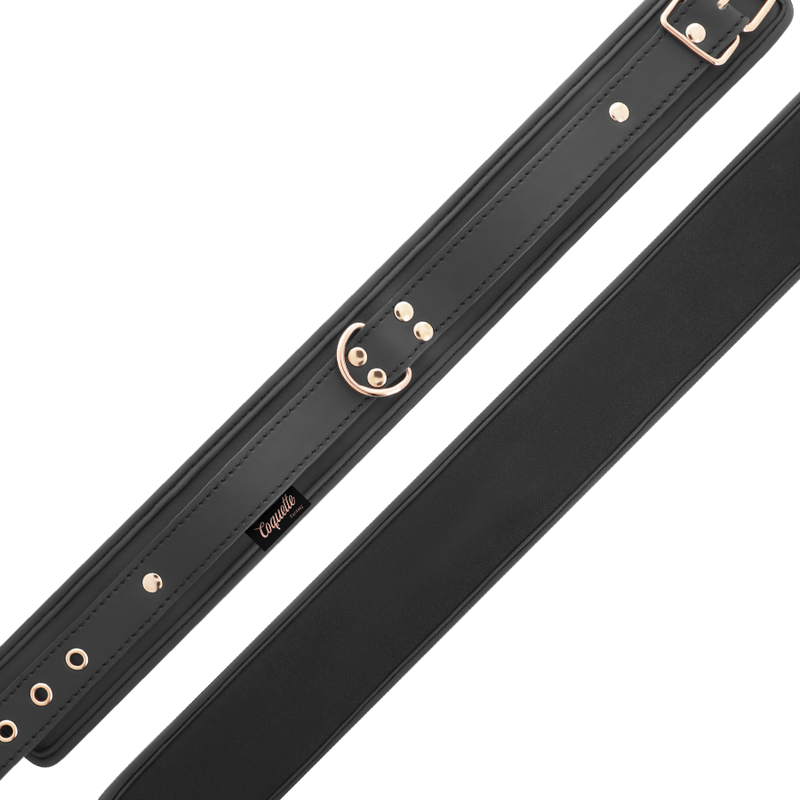 COQUETTE CHIC DESIRE - COLLIER FANTAISIE EN CUIR VEGAN AVEC DOUBLURE EN NÉOPRÈNE