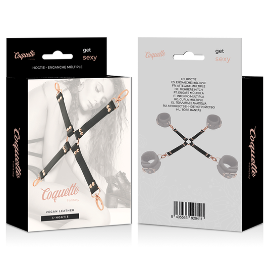 COQUETTE CHIC DESIRE - CORBATA DE CUERO VEGANO DE FANTASÍA