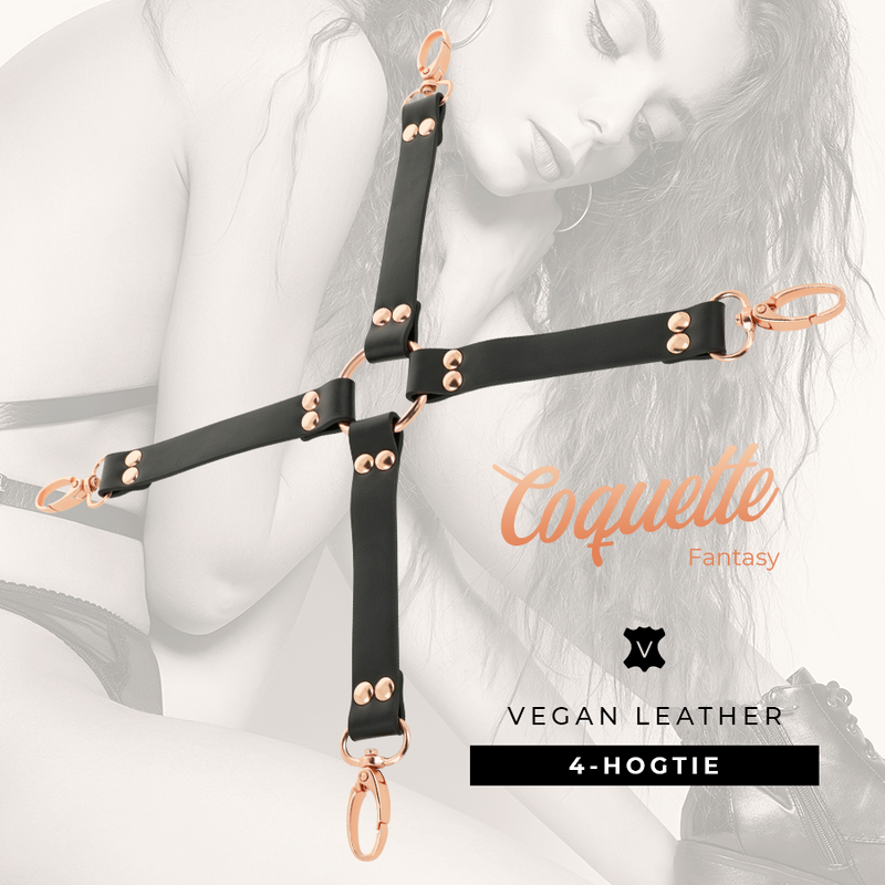 COQUETTE CHIC DESIRE - CRAVATE FANTAISIE EN CUIR VEGAN HOG