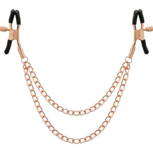 COQUETTE CHIC DESIRE - FANTASY METAL NIPPLE CLIPS WITH CHAIN