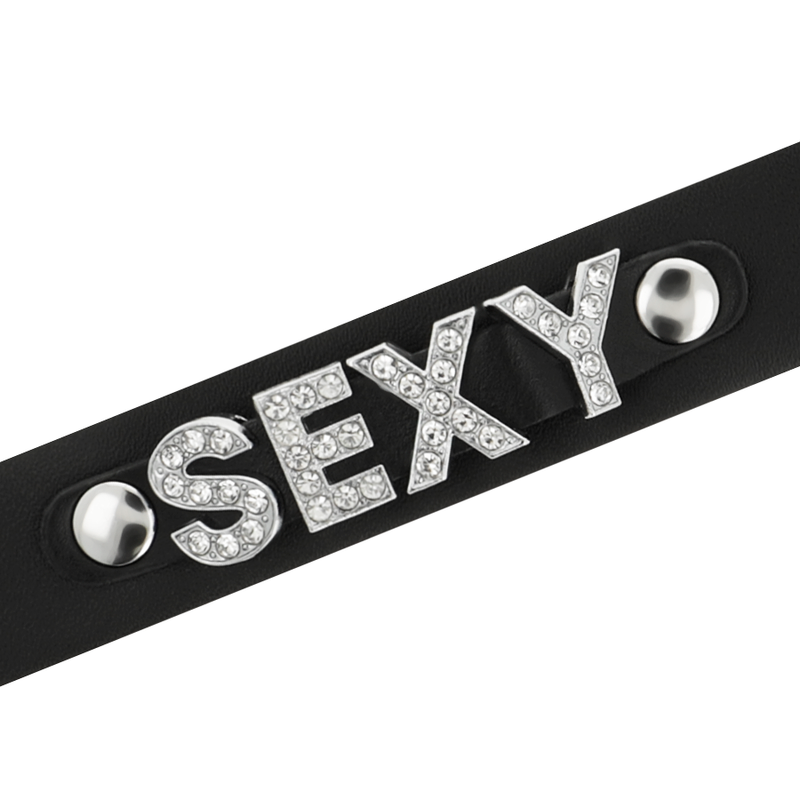 COQUETTE CHIC DESIRE - COLLIER RAS DE COU SEXY EN CUIR VEGAN