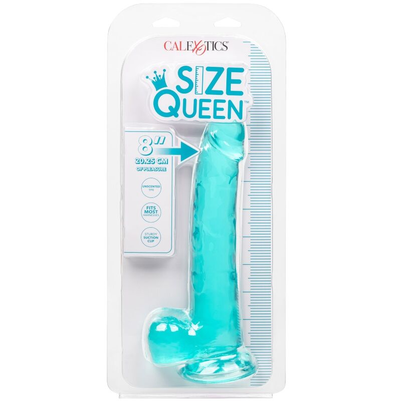CALEXOTICS - DILDO TALLA QUEEN AZUL 20.3 CM