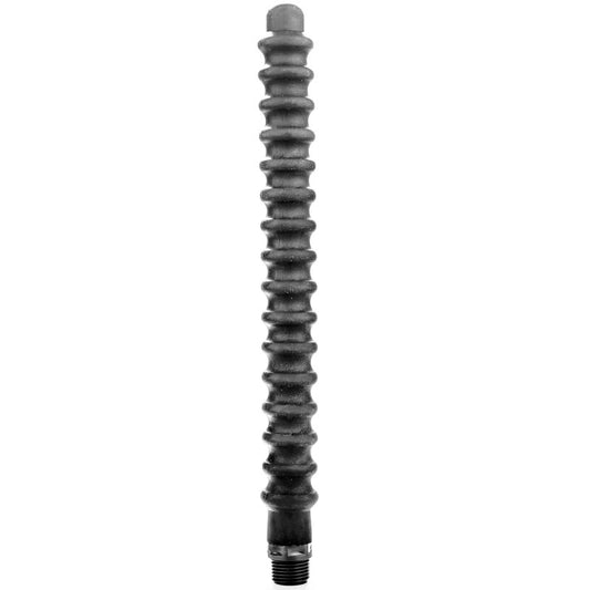 TODO NEGRO - MEGA ONDULACIÓN DUCHA ANAL SILICONA 28,5 CM