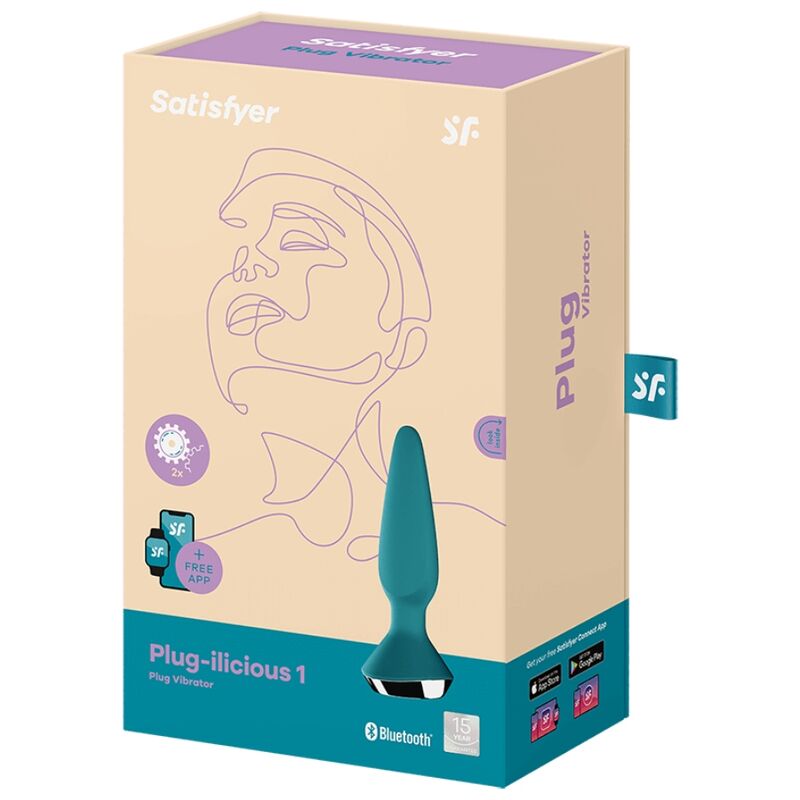 SATISFYER - PLUG ILICIOUS 1 PLUG VIBRATEUR VERT