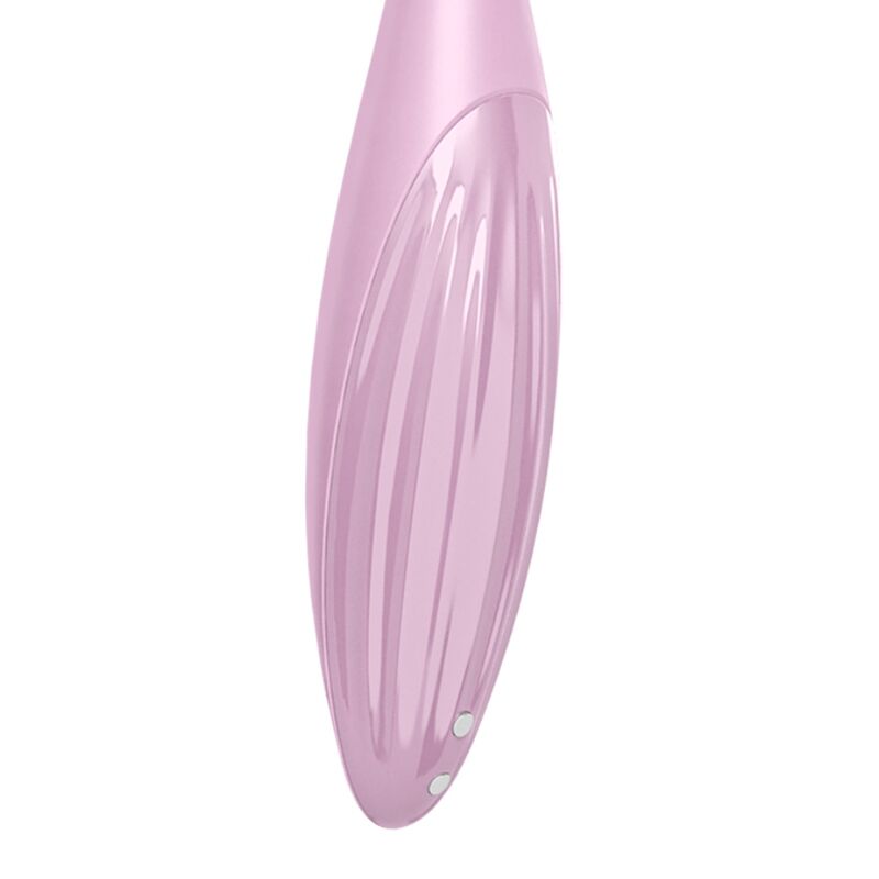 SATISFYER - VIBRADOR DE PUNTA DE CLÍTORIS TWIRLING JOY ROSA