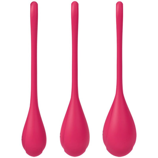 SATISFYER - YONI POWER 1 SET DE ENTRENAMIENTO ROJO