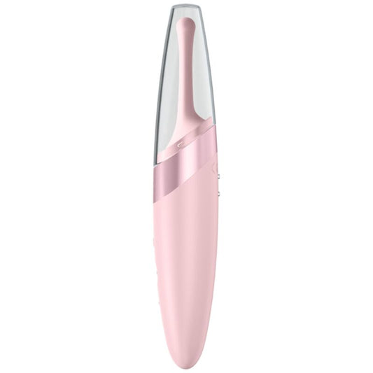 SATISFYER - VIBRADOR DE PUNTA DE CLÍTORIS TWIRLING DELIGHT ROSA