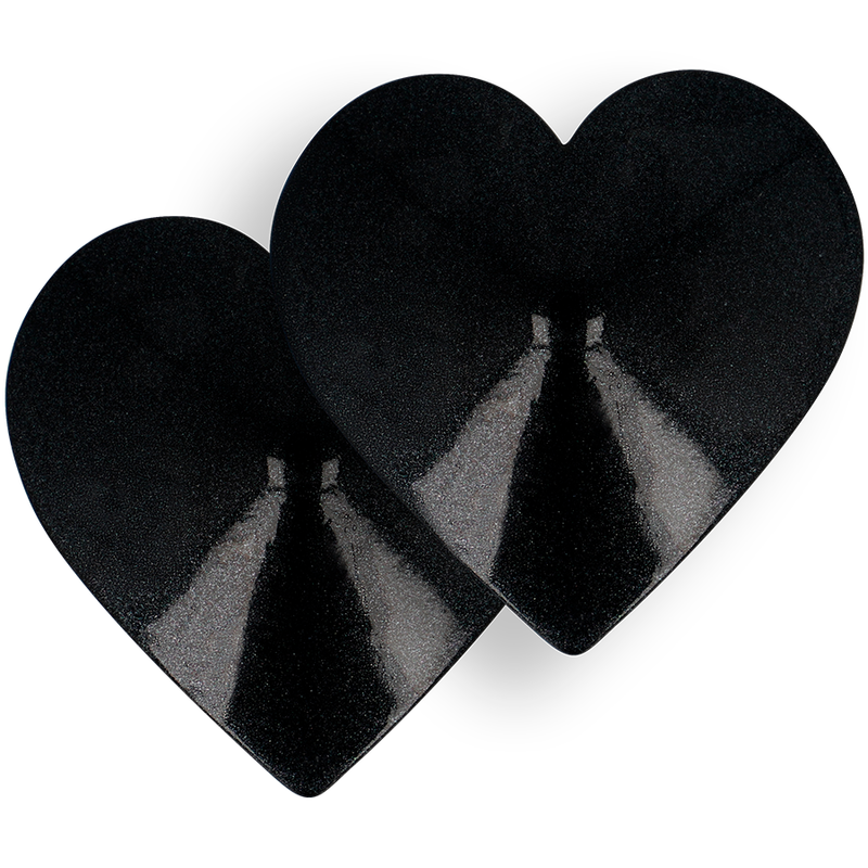 COQUETTE CHIC DESIRE - CACHE-TETONS COEURS NOIRS