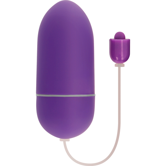 EN LÍNEA - HUEVO VIBRADOR IMPERMEABLE MORADO