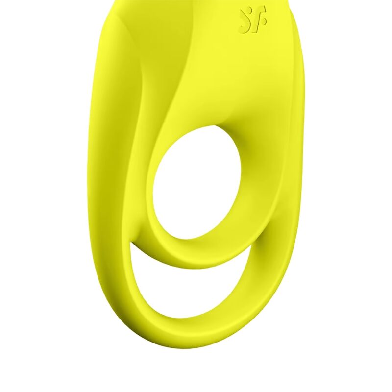 SATISFYER - VIBRATEUR DUO ANNEAU SPECTACULAIRE JAUNE