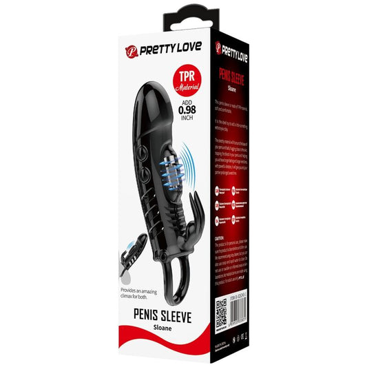 PRETTY LOVE - FUNDA PARA PENE DE CONEJO SLOANE NEGRA