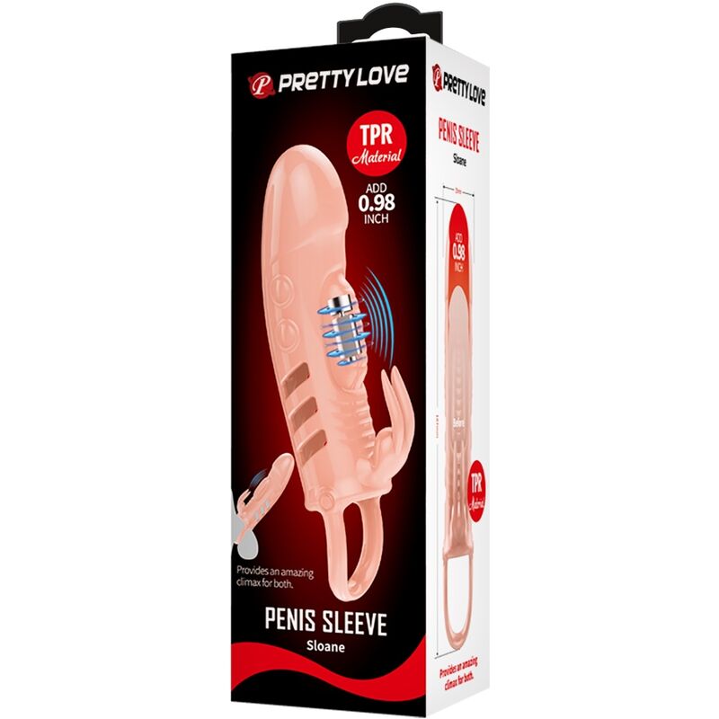 PRETTY LOVE - Gaine pénienne naturelle en forme de lapin SLOANE