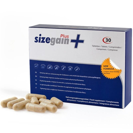 500 COSMÉTICOS - SIZEGAIN PLUS PASTILLAS PARA AGRANDAR EL PENE