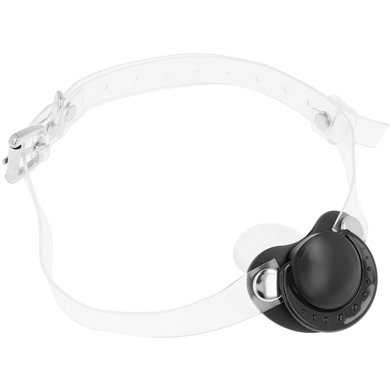 MORDAZA DE CHUPETE TRANSPARENTE OHMAMA FETISH