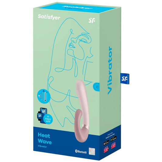 SATISFYER - VIBRADOR HEAT WAVE APP ROSA