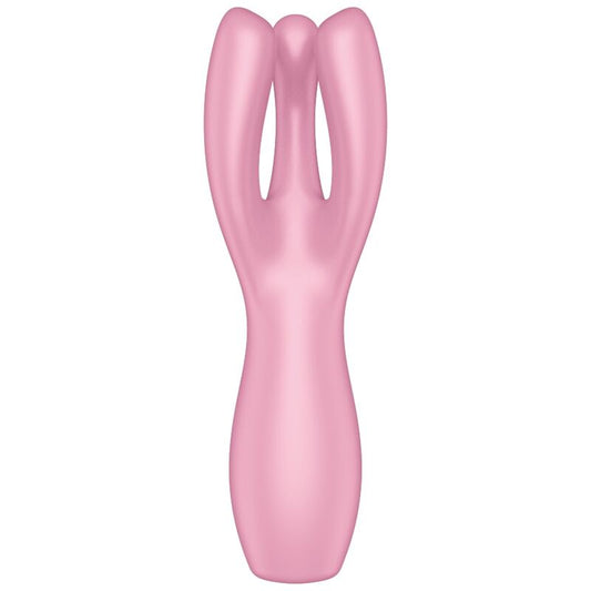 SATISFYER - VIBRADOR TRIO 3 ROSA
