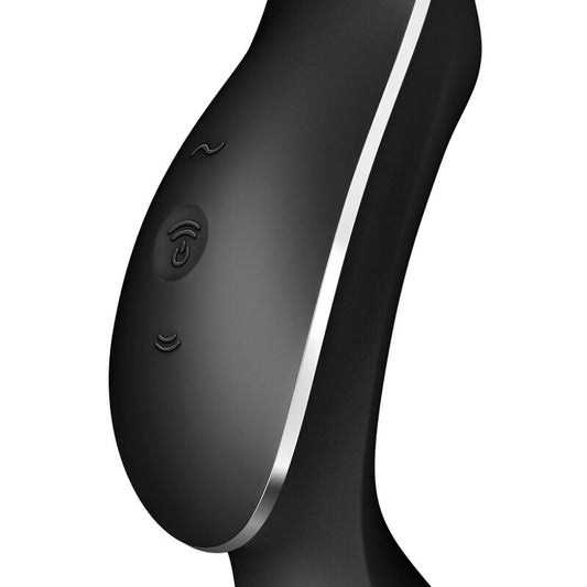 SATISFYER - VIBRADOR CURVY TRINITY 2 AIR PULSE NEGRO