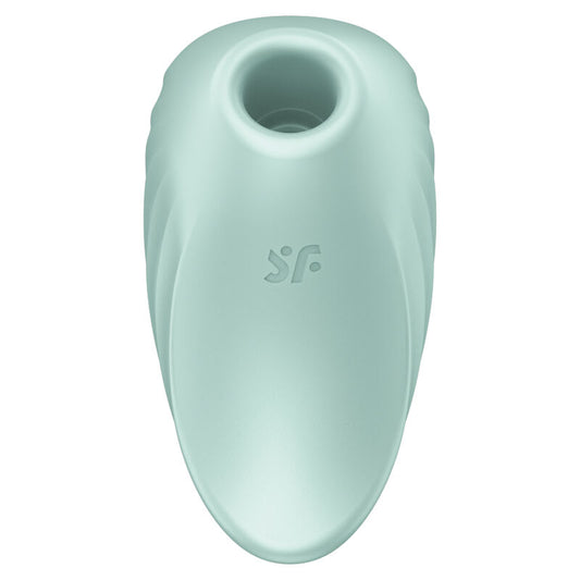 SATISFYER - PEARL DIVER ESTIMULADOR Y VIBRADOR DE PULSO DE AIRE VERDE