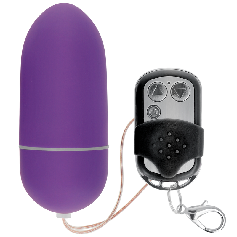 EN LÍNEA - HUEVO VIBRADOR CON CONTROL REMOTO L MORADO